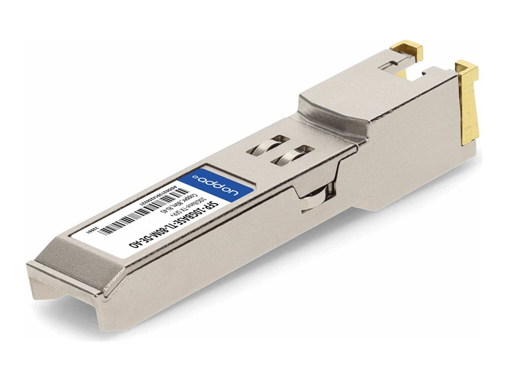 AddOn - SFP+ transceiver module - 10GbE - over copper - 10GBase-T - RJ-45 - up to 262 ft - TAA Compliant SFP-10GBASE-TL-80M-DE-AO