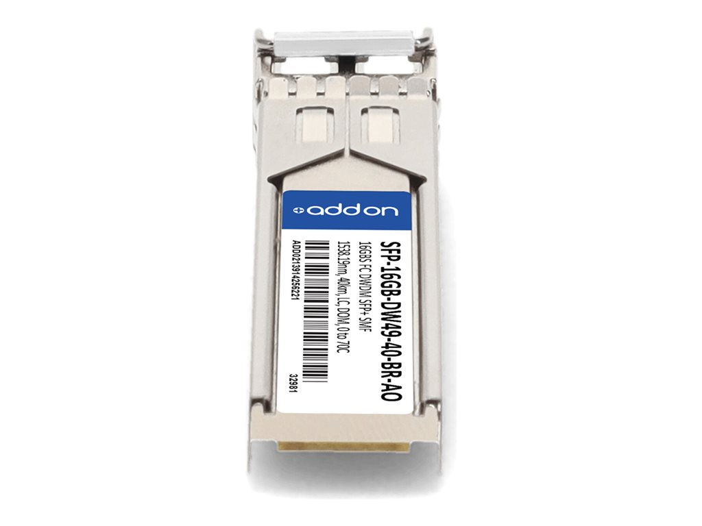 AddOn - SFP+ transceiver module - 16 Gigabit Ethernet - 16GBase-DWDM - LC single-mode - up to 24.9 miles - channel: 49 -