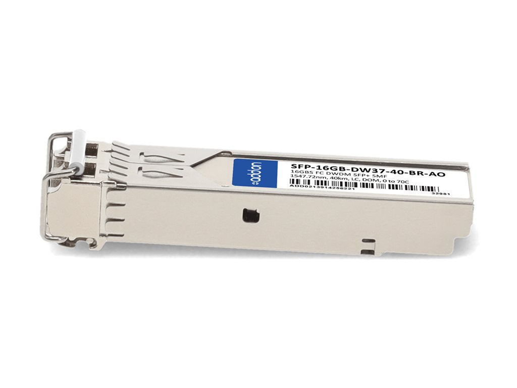 AddOn - SFP+ transceiver module - 16Gb Fibre Channel - Fibre Channel, DWDM - LC single-mode - up to 24.9 miles -