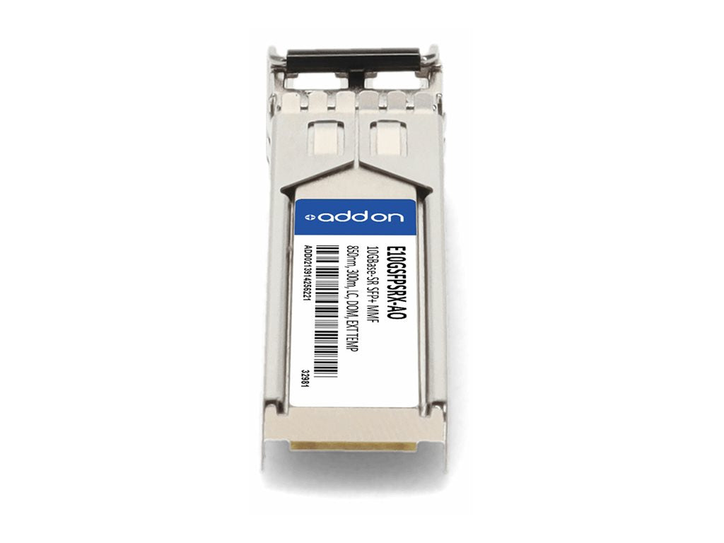 AddOn - SFP+ transceiver module (equivalent to: Intel E10GSFPSRX) - 10GbE - 10GBase-SR - LC multi-mode - up to 984 ft - 850 nm E10GSFPSRX-AO