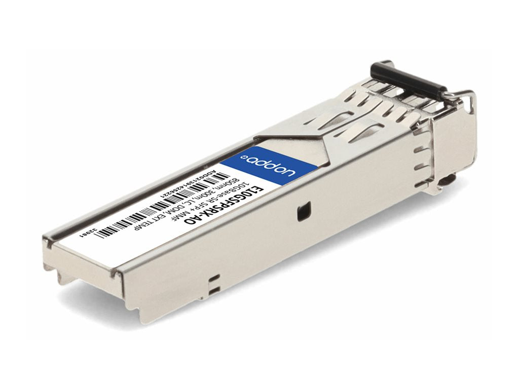 AddOn - SFP+ transceiver module (equivalent to: Intel E10GSFPSRX) - 10GbE - 10GBase-SR - LC multi-mode - up to 984 ft - 850 nm E10GSFPSRX-AO