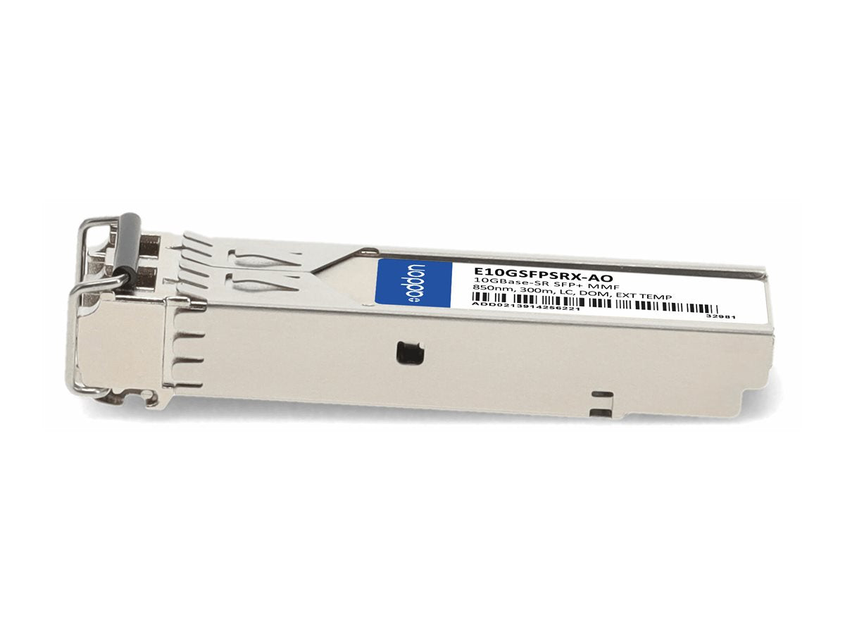 AddOn - SFP+ transceiver module (equivalent to: Intel E10GSFPSRX) - 10GbE - 10GBase-SR - LC multi-mode - up to 984 ft - 850 nm E10GSFPSRX-AO