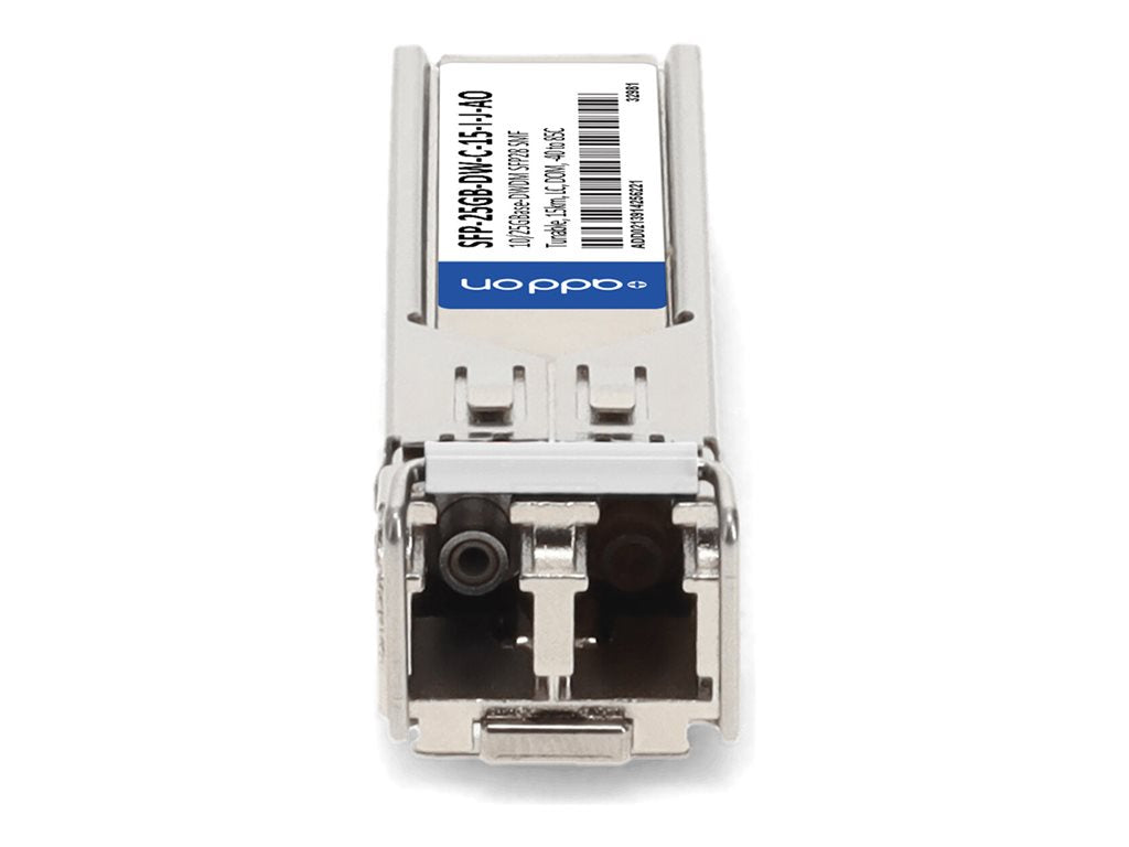 AddOn - SFP28 transceiver module - 25GbE - 25GBase-DWDM - LC single-mode - up to 9.3 miles - TAA Compliant SFP-25GB-DW-C-15-I-J-AO