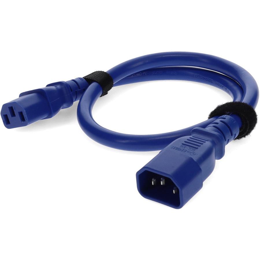AddOn Standard Power Cord ADDC132C1418AWG2FTBE