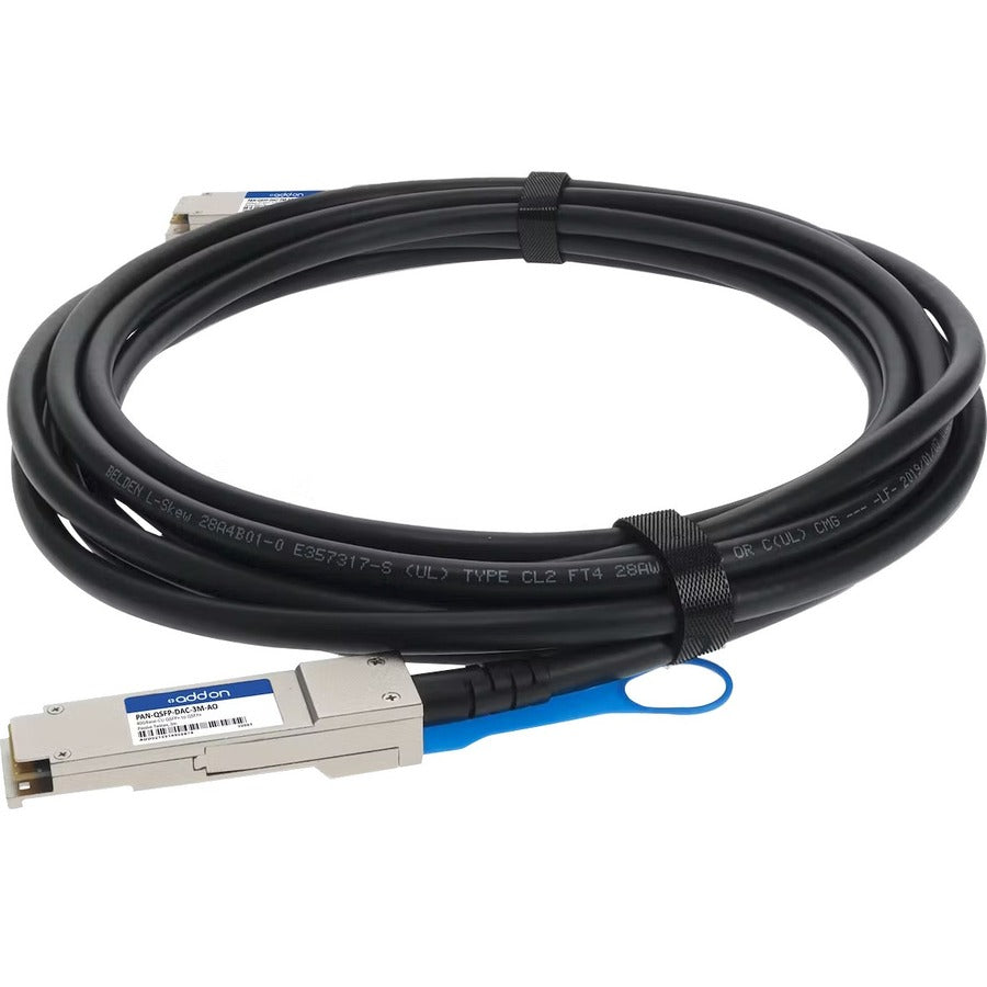 AddOn Twinaxial Network Cable PAN-QSFP-DAC-3M-AO