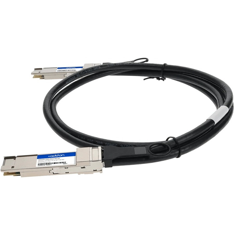 AddOn Twinaxial Network Cable QDD-200G-PDAC1M-AO