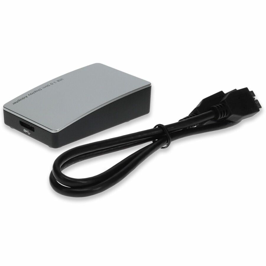 AddOn USB 3.0 (A) Male to VGA Female White Adapter Including 1ft Cable USB302VGA