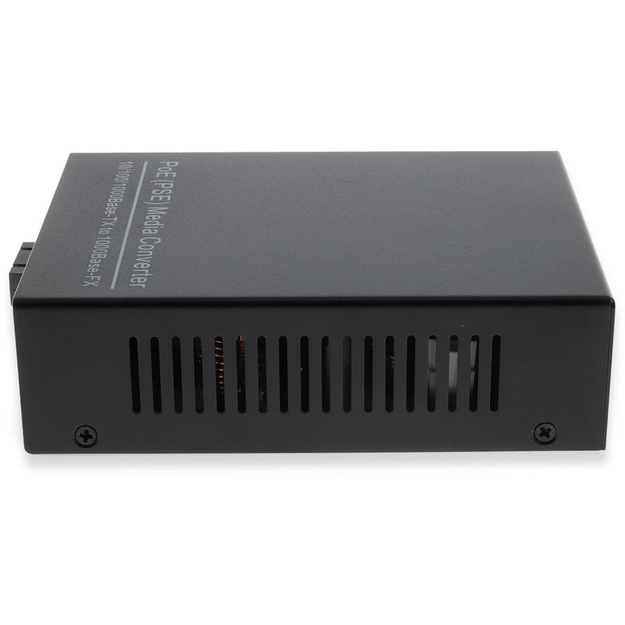 Addon 10/100/1000Base-Tx(Rj-45) To 1000Base-Lx(Sc) Smf 1310Nm 10Km Poe Media Converter