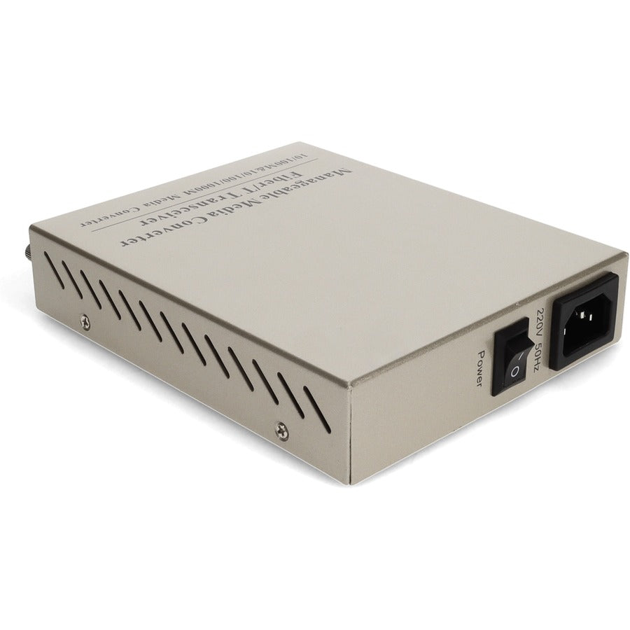 Addon 10/100/1000Base-Tx(Rj-45) To 1000Base-Lx(Sc) Smf 1310Nm 20Km Managed Media Converter
