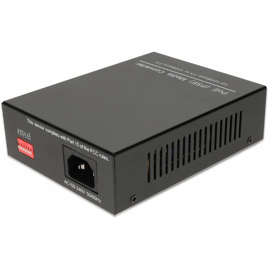 Addon 10/100Base-Tx(Rj-45) To 100Base-Bxu(St) Bidi Smf 1310Nm/1550Nm 20Km Poe Media Converter