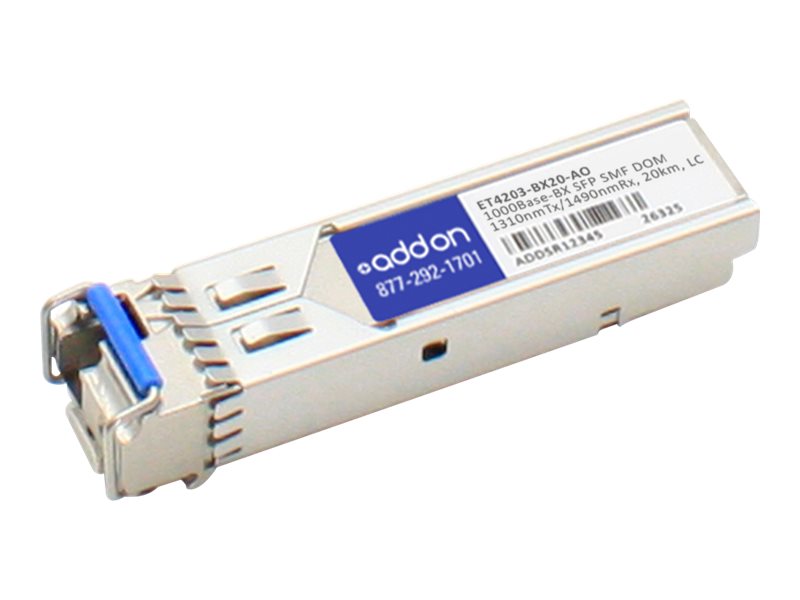 Addon Edge-Core Et4203-Bx20 Compatible Taa Compliant 1000Base-Bx Sfp Transceiver