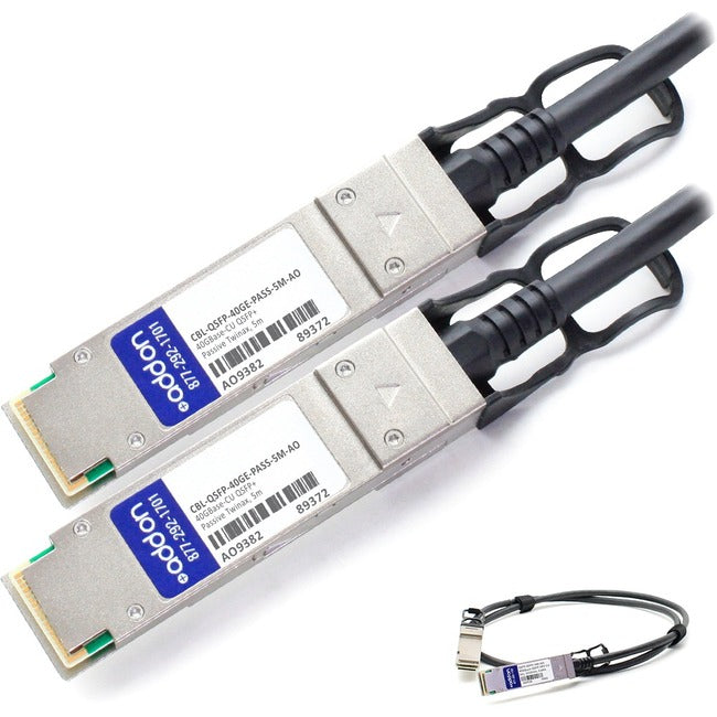 Addon Force10 Networks Cbl-Qsfp-40Ge-Pass-5M Compatible Taa Compliant 40Gbase-Cu