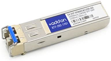 AddOn Juniper Networks EX-SFP-GE80KCW1290 Compatible TAA Compliant 1000Base-CWDM SFP Transceiver (SMF, 1290nm, 70km, LC) EX-SFP-GE80KCW1290-AO