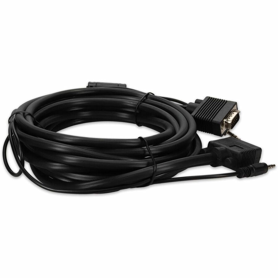 Addon Networks 15Ft Vga + 3.5Mm 4.6 M Vga (D-Sub) + 3.5Mm Black