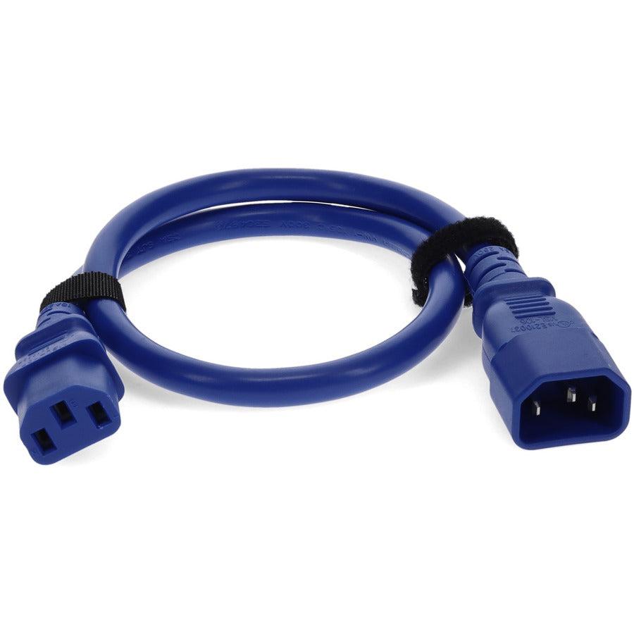 Addon Networks Add-C132C1418Awg2Ftbe Power Cable 0.61 M C14 Coupler C13 Coupler