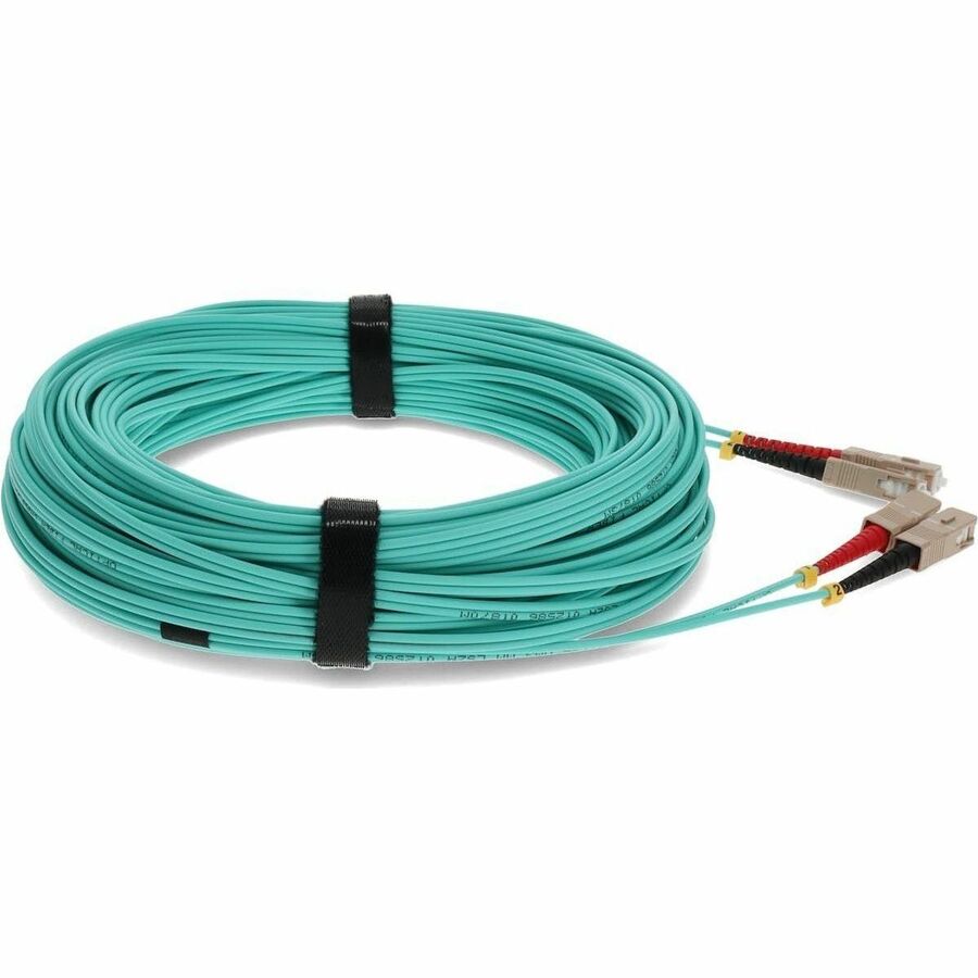 Addon Networks Add-Sc-Sc-11M5Om4 Fibre Optic Cable 11 M Ofnr Om4 Aqua Colour