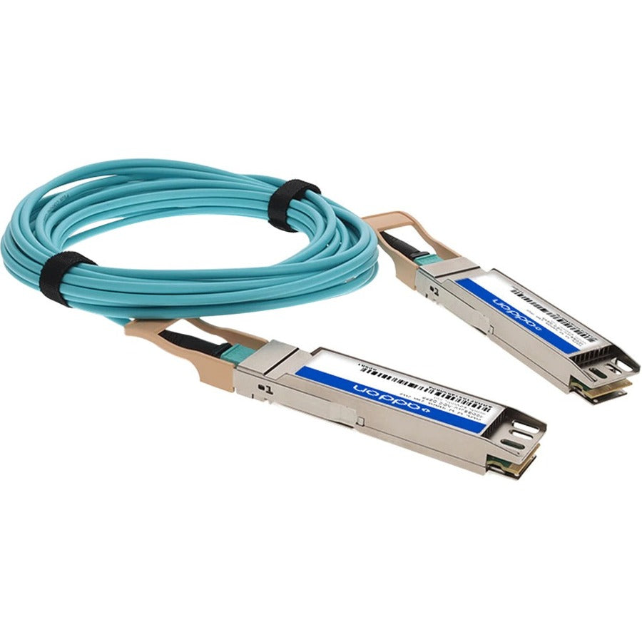 Addon Networks Aoc-O-O-400G-3M-Ao Fibre Optic Cable Om3 Aqua Colour