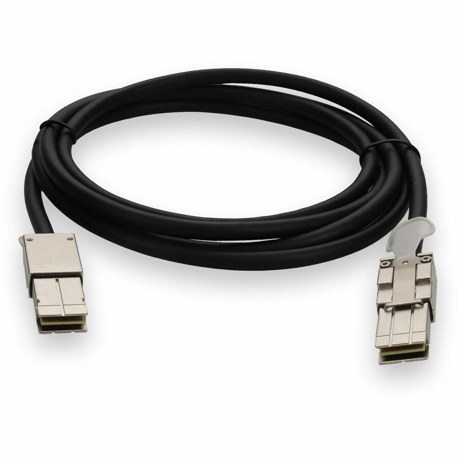 Addon Networks Cab-Stk-E-3M-Ao Infiniband Cable Flexstack Black, Metallic