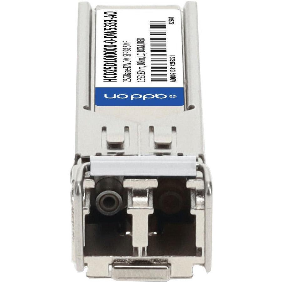 Addon Networks Hcd25D10I0000-0-Dw5333-Ao Network Transceiver Module Fiber Optic Sfp28 1553.33 Nm