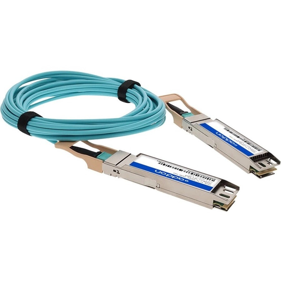 Addon Networks Osfp-400Gb-10M-Ao Infiniband Cable Aqua Colour