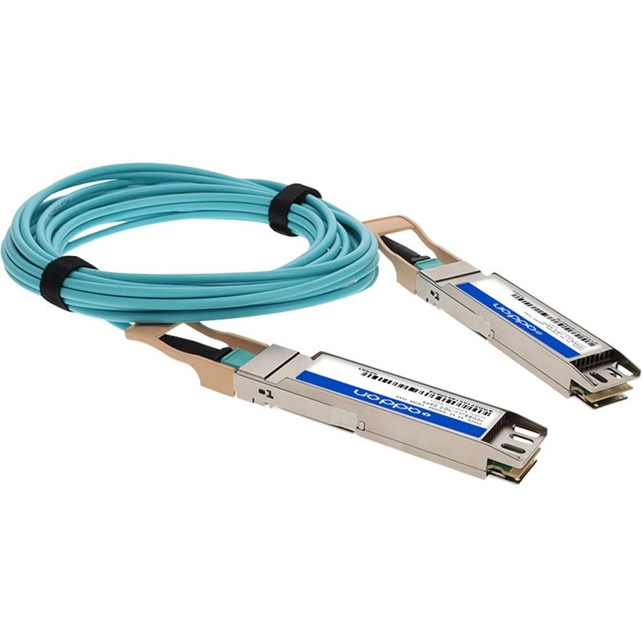Addon Networks Osfp-400Gb-2M-Ao Infiniband Cable Aqua Colour
