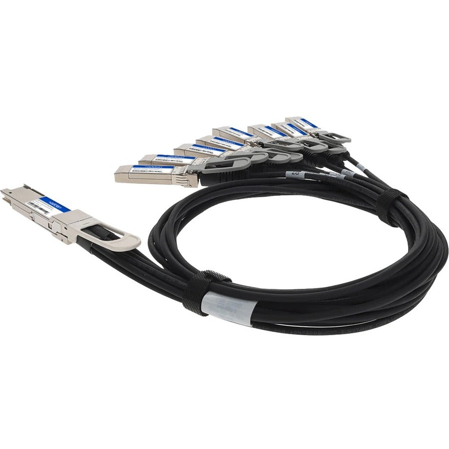 Addon Networks Qdd8Sfp28Pdac2-5M-Ao Infiniband Cable 2.5 M Qsfp-Dd 8X Sfp28 Black