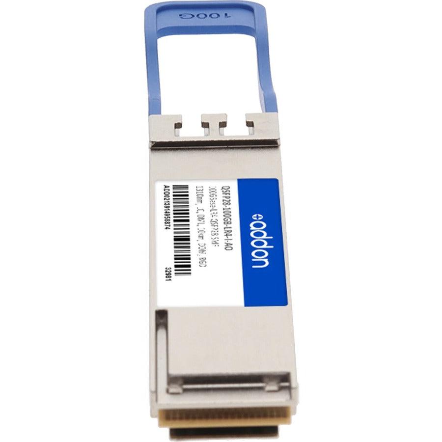 Addon Networks Qsfp28-100Gb-Lr4I-Ao Network Transceiver Module Fiber Optic 100000 Mbit/S 1310 Nm