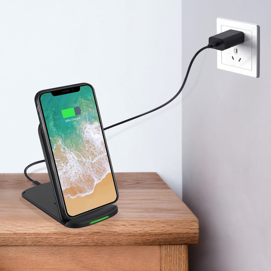 Adesso 10W Max Qi-Certified 2-Coil Foldable Wireless Charging Stand AUH-1020