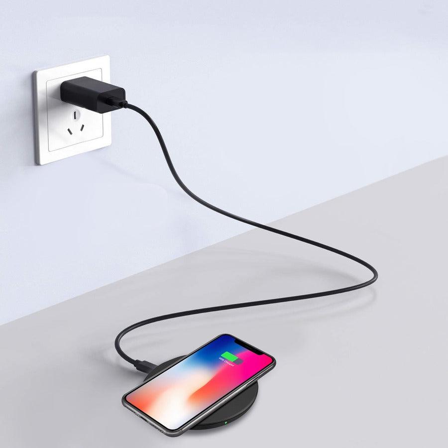 Adesso 10W Max Qi-Certified Disc-Style Wireless Charger