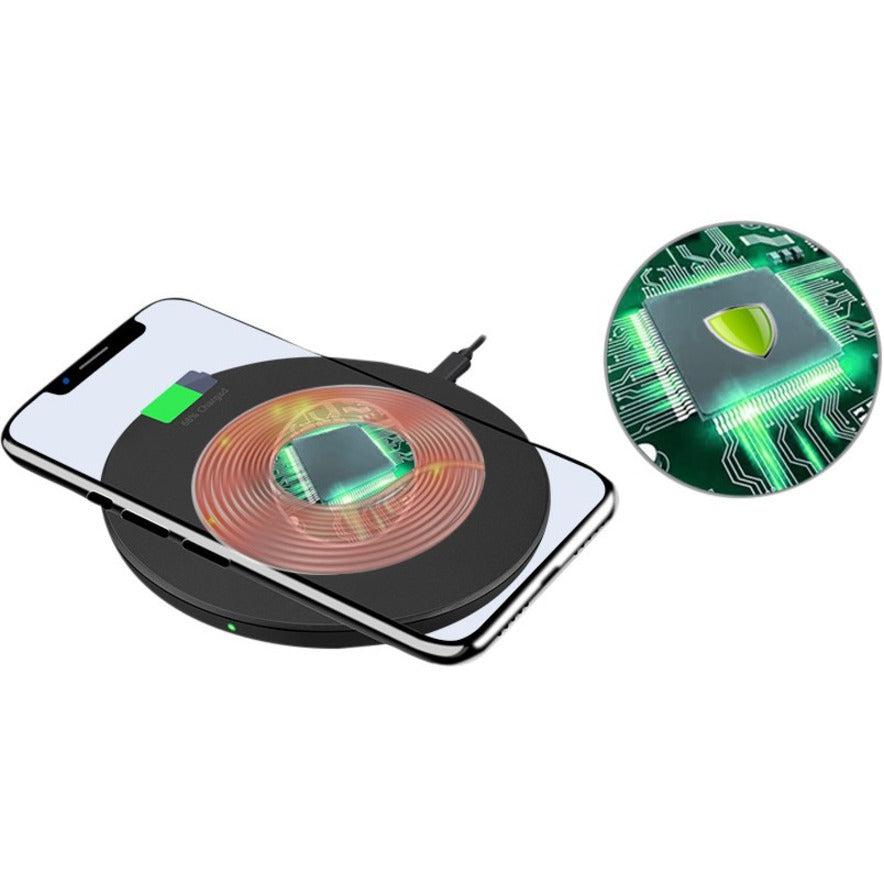 Adesso 10W Max Qi-Certified Disc-Style Wireless Charger