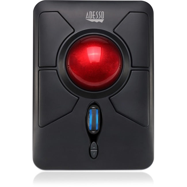 Adesso 2.4Ghz Wireless Programmable Ambidextrous Ergonomic Trackball Mouse, With Ade-Imouset50