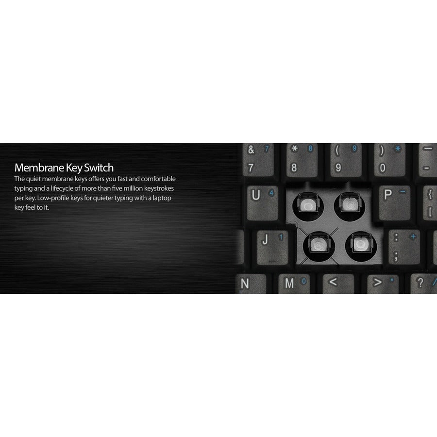 Adesso Akb-410Ub Slim Touch Mini Keyboard With Built In Touchpad