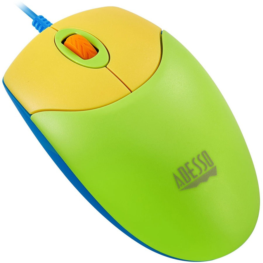 Adesso Antimicrobial Wired Kids Keyboard And Mouse Combo