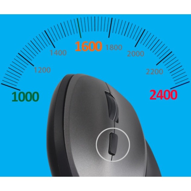 Adesso Antimicrobial Wireless Vertical Ergonomic Mouse iMouse A20