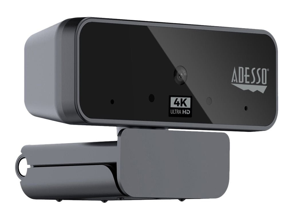 Adesso CYBERTRACKH6 4K Ultra HD Webcam with 8MP Sensor for Professionals