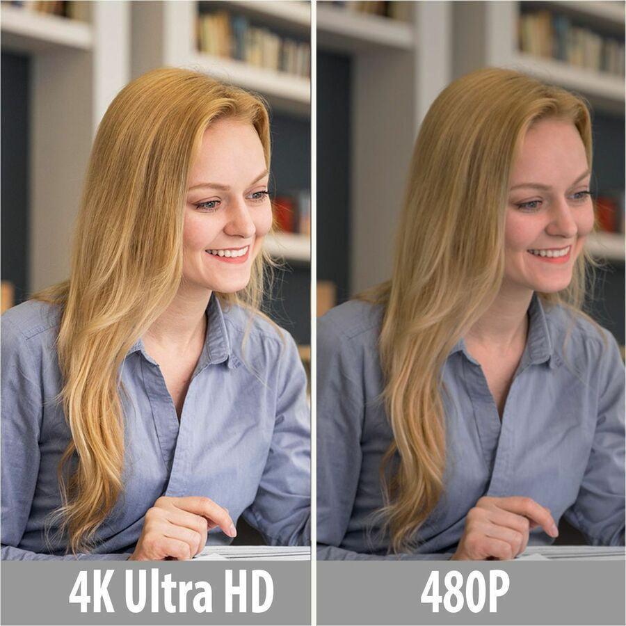 Adesso CYBERTRACKH6 4K Ultra HD Webcam with 8MP Sensor for Professionals