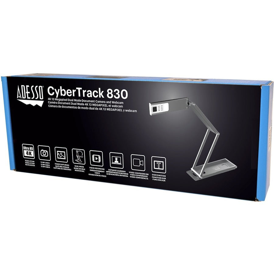 Adesso Cybertrack 830 Dual-Mode Document Camera with Autofocus for Educators