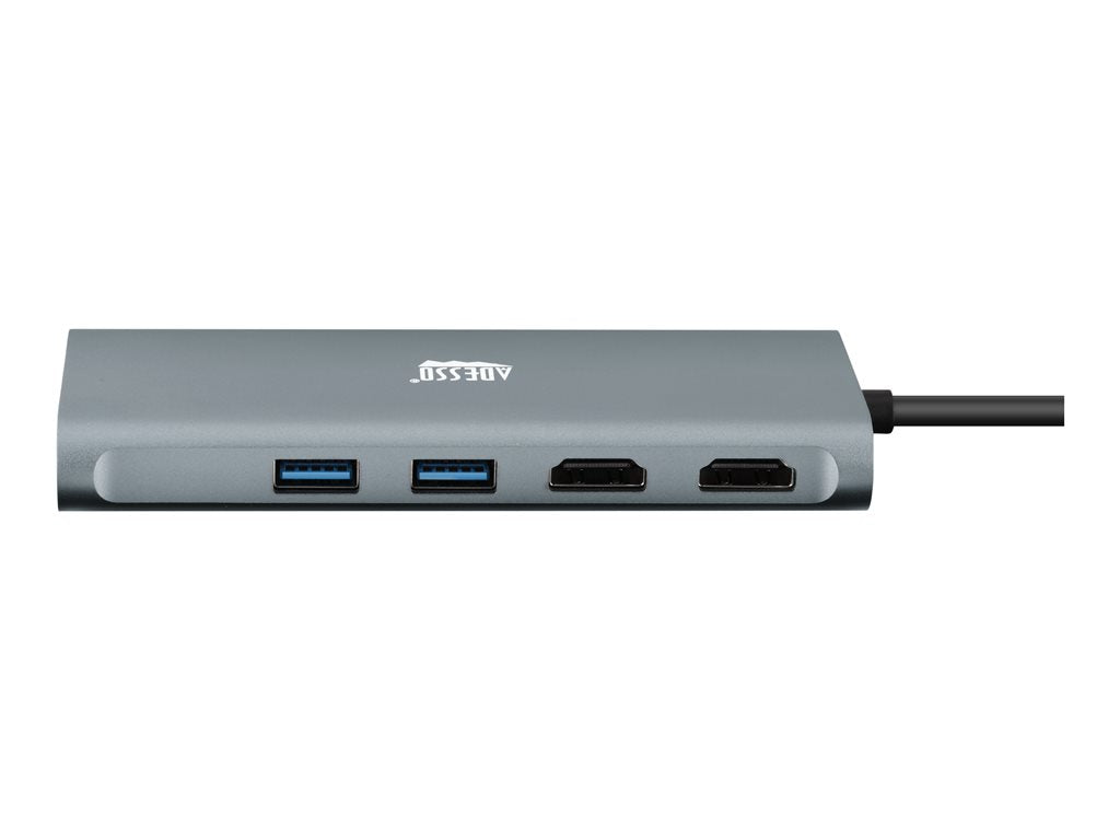 Adesso - Docking station - USB-C - 2 x HDMI - 1GbE - TAA Compliant AUH-4040-3