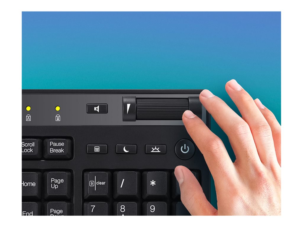 Adesso EasyTouch 445 - Keyboard - multi-channel, for Windows/Mac/Android OS - full size - with touchpad, scroll wheel - USB - AKB-445UB