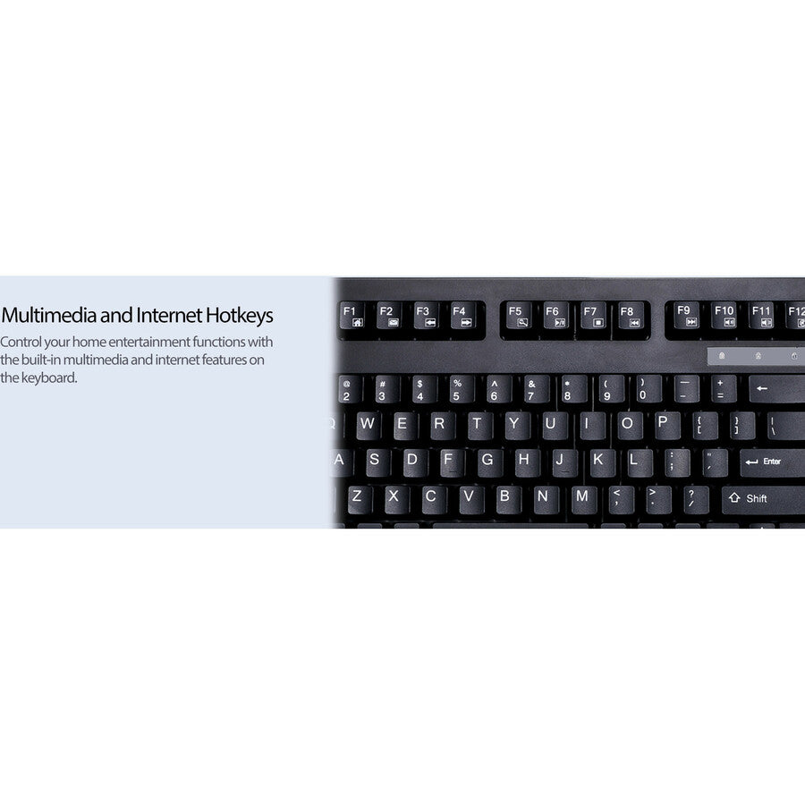Adesso EasyTouch Rackmount Touchpad Keyboard AKB-425UB