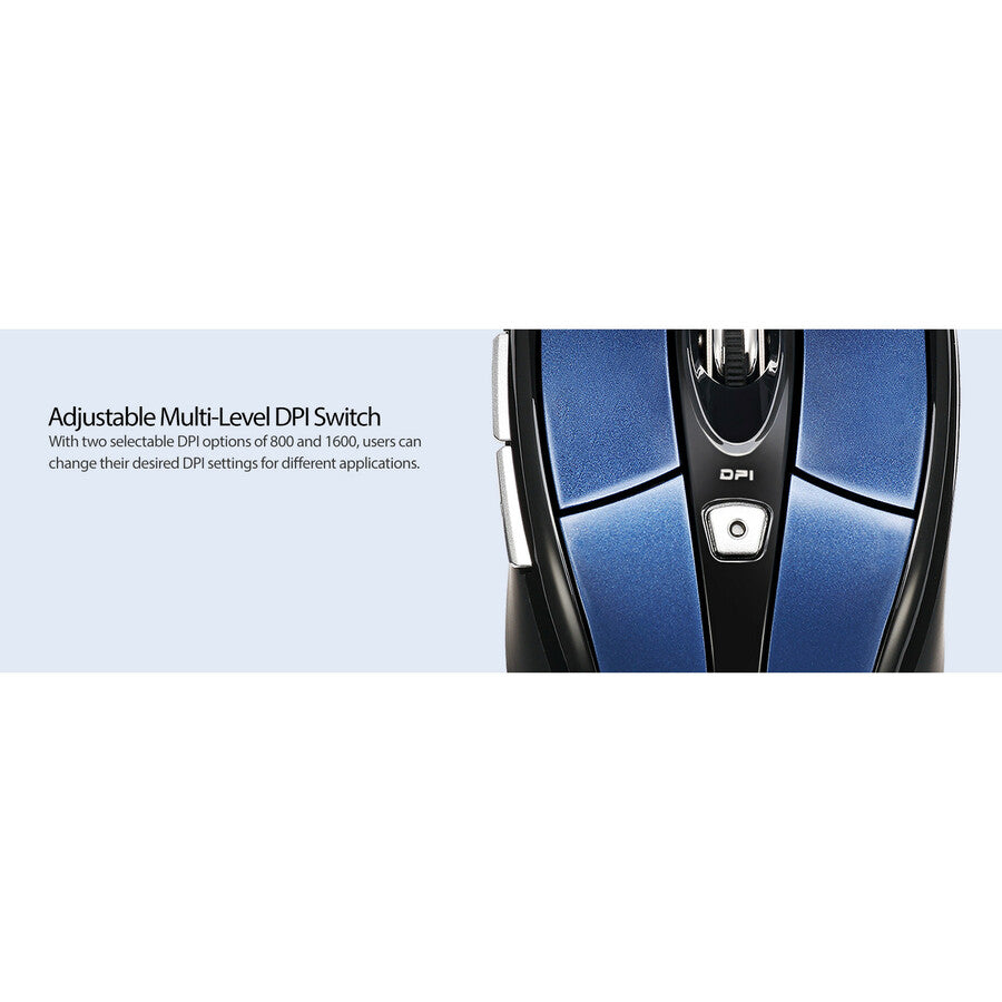 Adesso Imouse S60L - 2.4 Ghz Wireless Programmable Nano Mouse