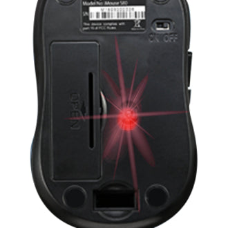 Adesso iMouse S80B - Wireless Fabric Optical Mini Mouse (Black)