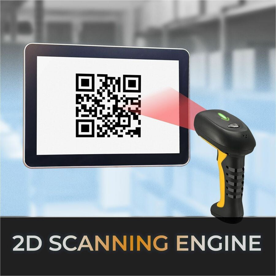 Adesso NUSCAN5200 Rugged 2D Barcode Scanner for Fast, Hygienic Use