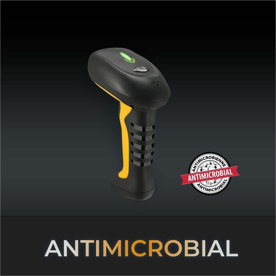 Adesso NUSCAN5200 Rugged 2D Barcode Scanner for Fast, Hygienic Use
