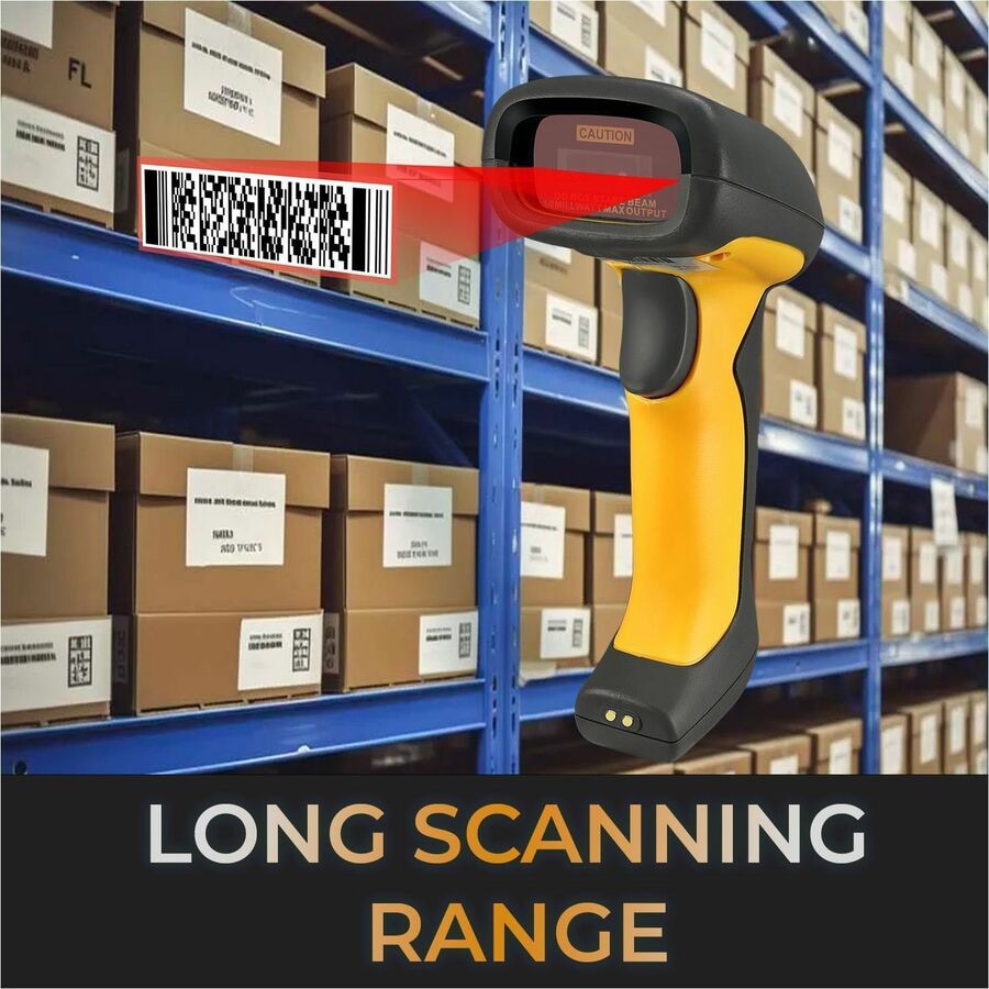 Adesso NUSCAN5200 Rugged 2D Barcode Scanner for Fast, Hygienic Use