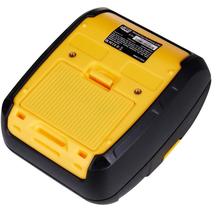 Adesso NuPrint NuPrint 220B Retail, Delivery, Restaurant, Pharmacy, Transportation & Logistic, Parking Ticket Direct Thermal Printer - Monochrome - Receipt Print - Bluetooth - Battery Included - Black