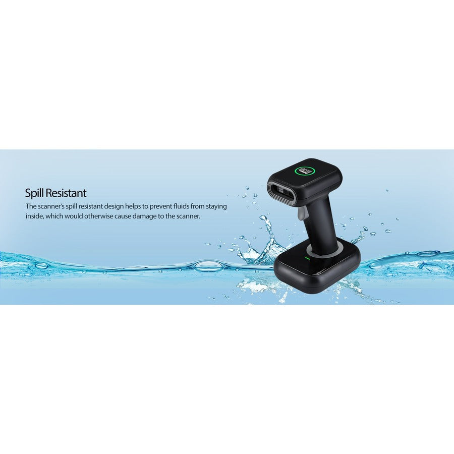 Adesso NuScan 2700R 2D Wireless Barcode Scanner with Charging Cradle NUSCAN2700R