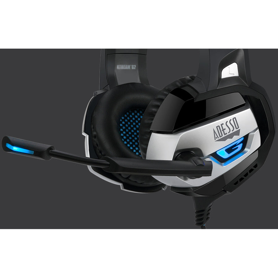 Adesso Stereo USB Gaming Headset with Microphone XTREAM G2