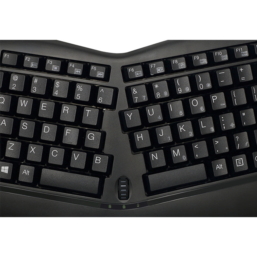 Adesso Tru-Form Wireless Ergo Mini Keyboard & Mouse WKB-1150CB
