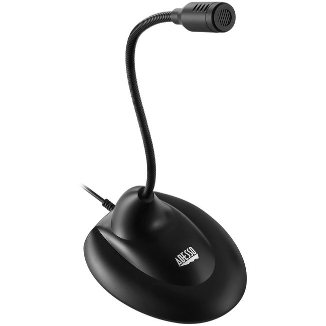 Adesso Usb Desktop Omnidirectional , 360 Degrees Adjustable Gooseneck Microphon